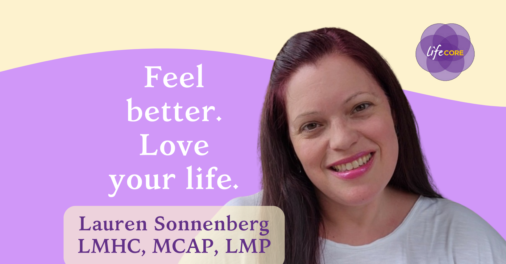 Picture of Lauren Sonnenberg, LMHC, MCAP, LMP: "Let's Resolve Your Chronic Migraines"